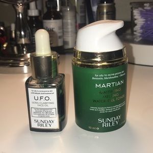Sunday Riley UFO Oil and Martian Toner